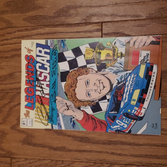 Autographed Legends of Nascar Comic Book #1 Bill Elliot - Picture 1 of 4
